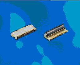 0.2毫米間距，0.9毫米高度FPC 零插入力連接器