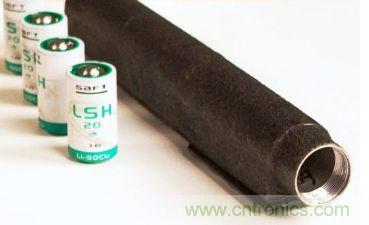 圖2:四節太陽能鋰電池(Li-SOCl2)