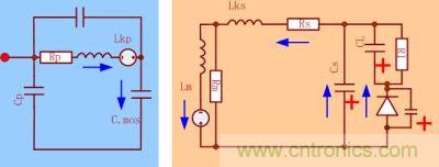 當DS端電壓上升,次級的電壓達到輸出電壓