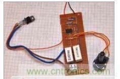 圖2:很容易將電路做到一塊原型板上