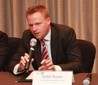 圖6:TE Connectivity工業事業部副總裁兼中國總經理 Stefan Rustler先生