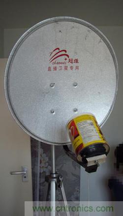 最簡單使用的天線——罐頭天線,可做正饋大鍋饋源!