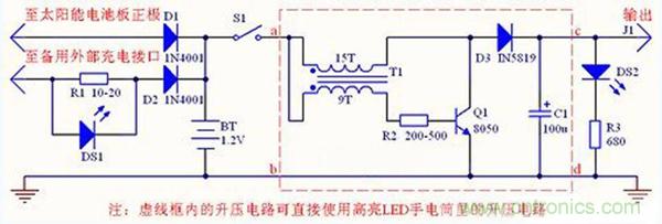 微型太陽能供電板DIY,給手電筒收音機供電