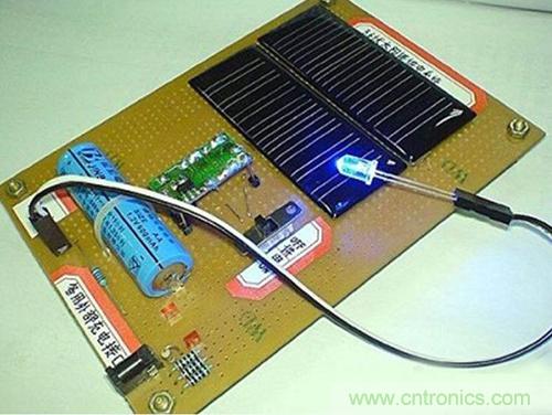 微型太陽能供電板DIY,給手電筒收音機供電