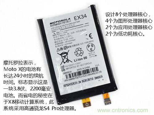 揭秘八核X8 SoC真面目,智能手機Moto X詳細拆解!