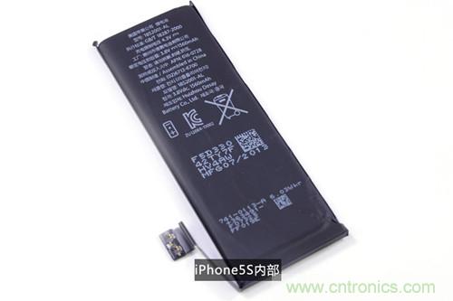 土豪金iPhone 5S拆解：內部結構升級，維修難度增加