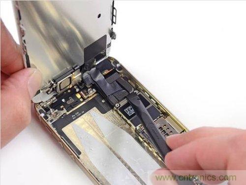 土豪金iPhone 5S拆解：內部結構升級，維修難度增加