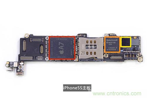 土豪金iPhone 5S拆解：內部結構升級，維修難度增加