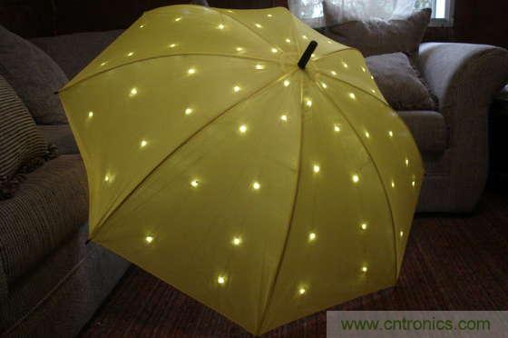 創(chuàng)意DIY！送女朋友的絕妙禮物，LED星光傘！