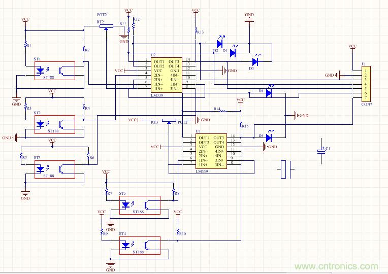 重磅推薦：黑白循跡小車(chē)的電路設(shè)計(jì)