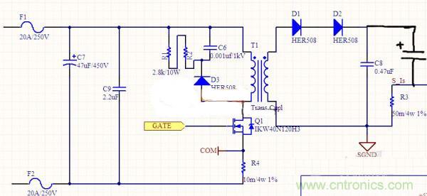 高人指點(diǎn):反激初級電流波形異常如何解決?