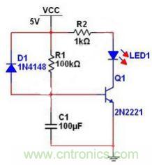 網(wǎng)友簡析RC延時(shí)電路