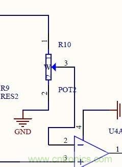 在電路中滑動阻值時，電位器的電壓會發生什么變化？