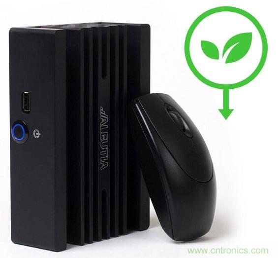 圖10:Aluetia新開發的超低耗電無風扇小巧PC。