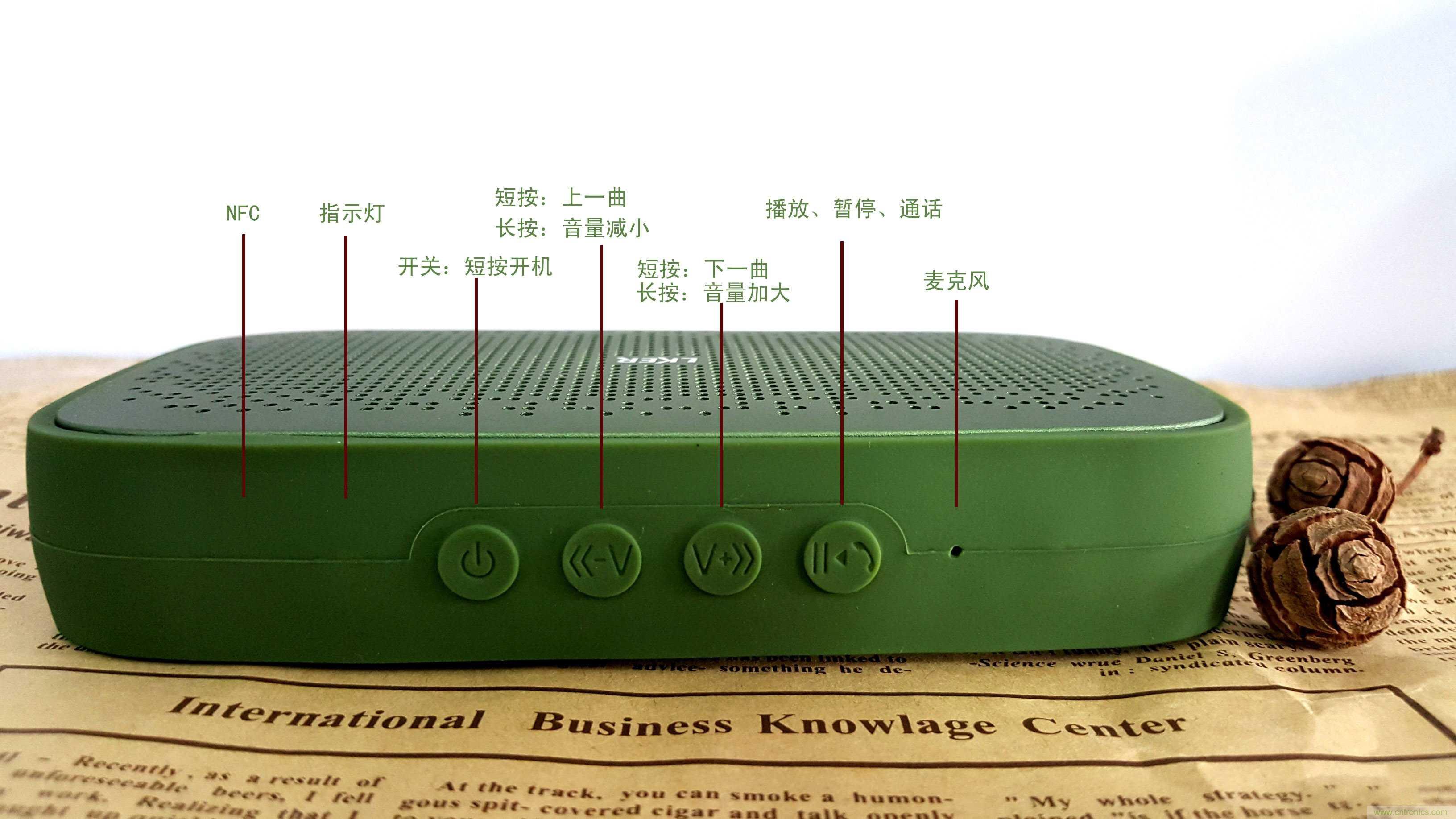 搞怪“美人魚”盡享靈克藍(lán)牙音箱的天籟之音!