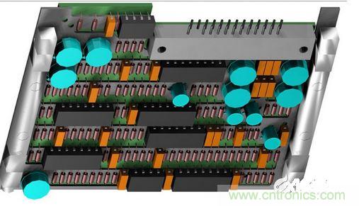 F-16戰斗機的雷達干擾裝置PCB,在所有的零組件下方有一個鋁制散熱器;千萬別讓機械工程師為了散熱器設計而自作主張布局PCB,以免犧牲電子能。