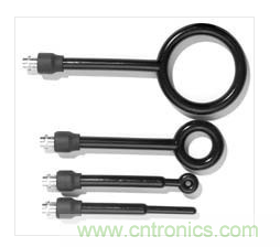 近場探棒組可能包含三種尺寸的磁場探棒(H-Field) 及一組電場探棒(E-Field) 。