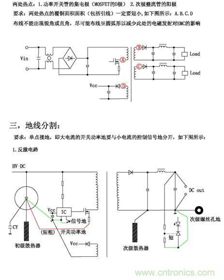 從22個方面分析:電源PCB設計與EMC的關聯