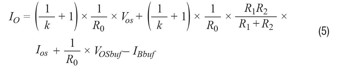 高精度、快速建立的大電流源
