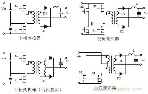 開關電源“各種拓撲結構”的對比與分析!