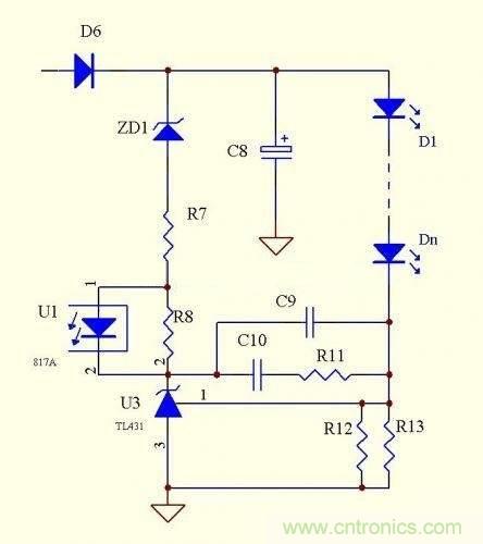 LED驅動電源:3個電路巧妙利用TL431來恒流!