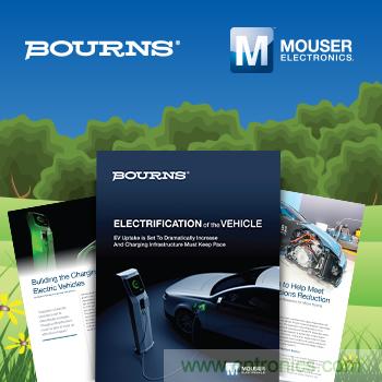 貿澤攜手Bourns推出電子書,解讀電動汽車充電設施相關知識