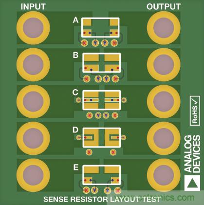 改進低值分流電阻的焊盤布局，優(yōu)化高電流檢測精度