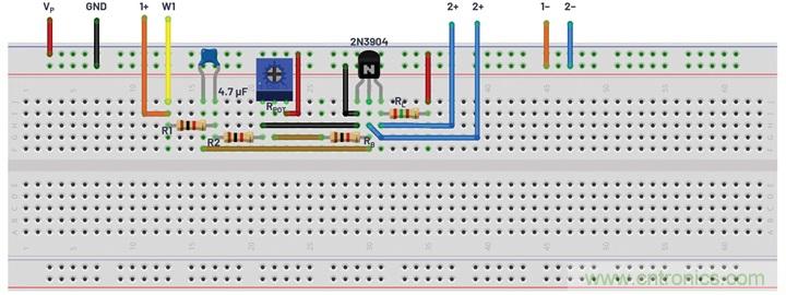 ADALM2000實驗:共發射極放大器
