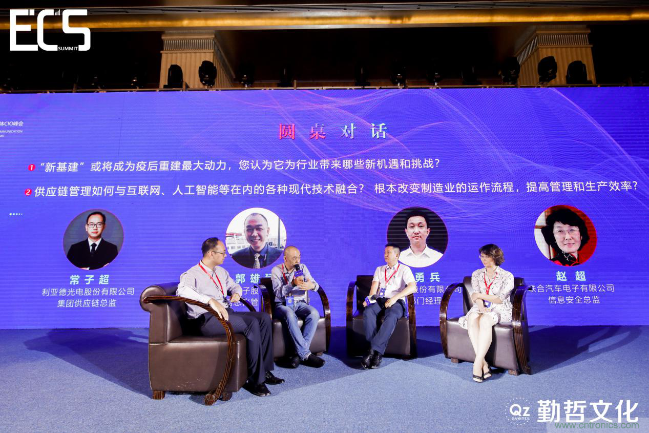 【ECS 2020】第二屆中國電子通信與半導體CIO峰會圓滿落幕!