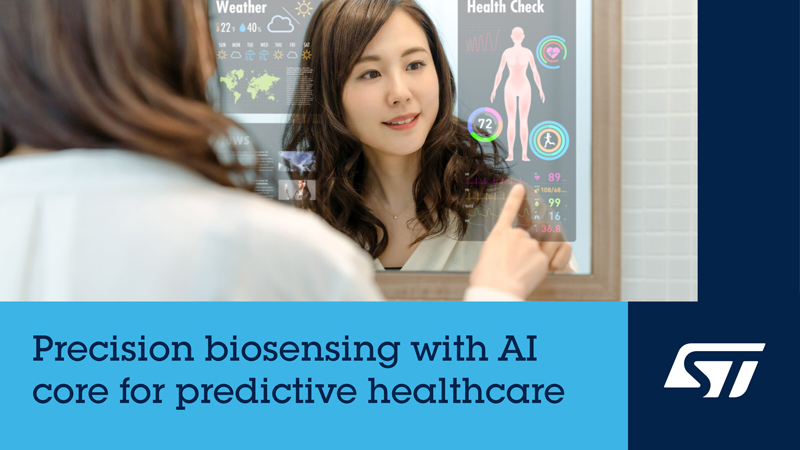 意法半導體生物感測創新技術賦能下一代智能穿戴個人醫療健身設備