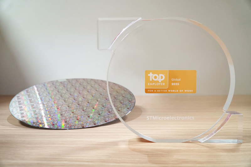 意法半導體榮膺 2025 年全球杰出雇主認證 意法半導體榮膺 2025 年全球杰出雇主認證