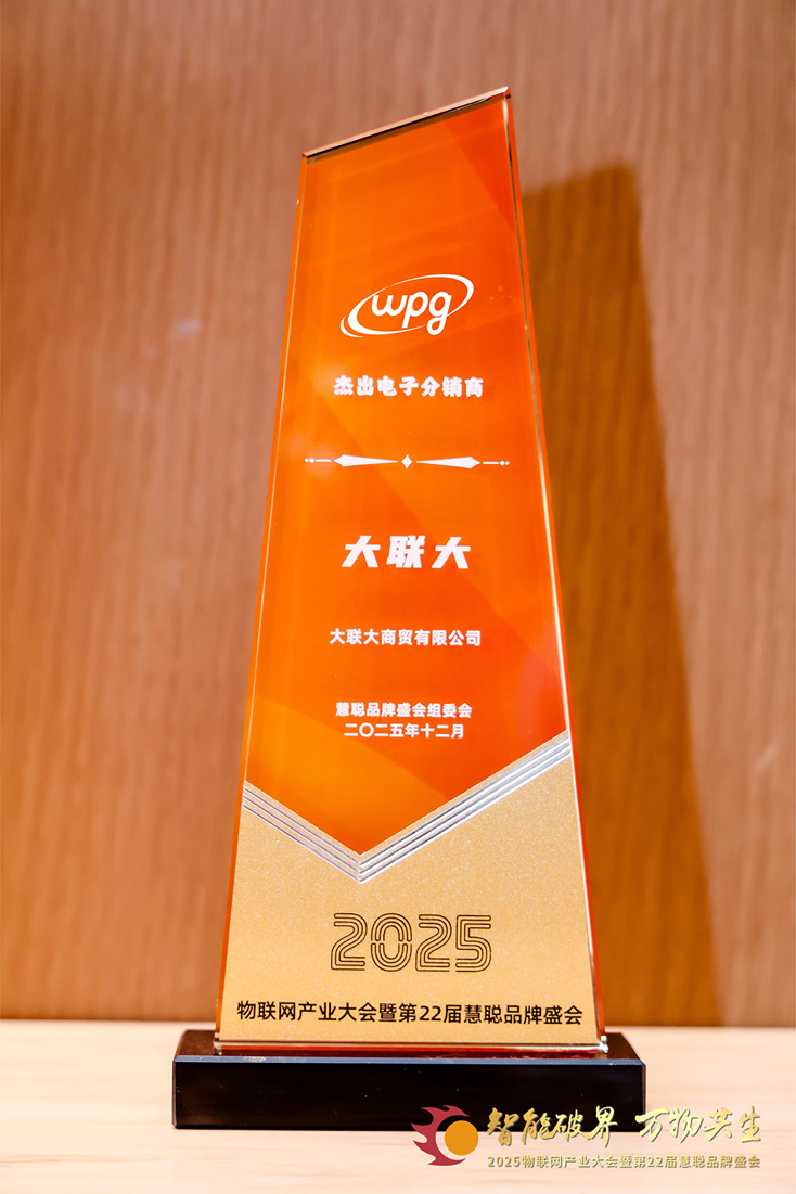 二十載深耕，今朝加冕：大聯大獲物聯網大會公認“杰出電子分銷商”殊榮