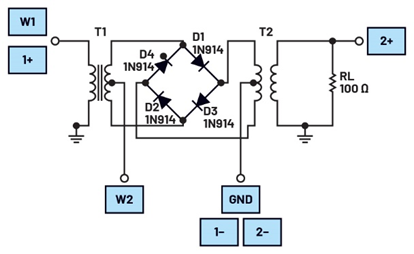 學子專區—ADALM2000實驗指南：二極管環形調制器的設計