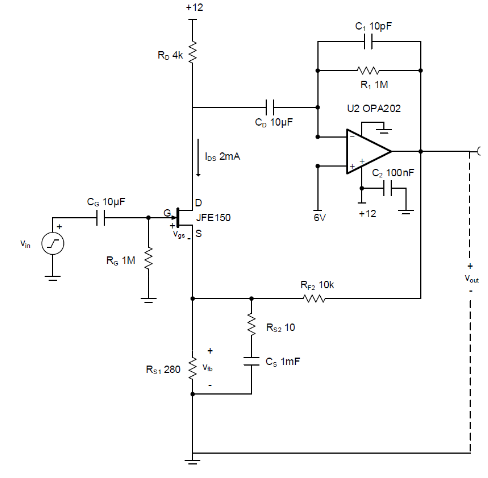 如何使用分立式 JFET 放大低噪聲電路中的小信號? 如何使用分立式 JFET 放大低噪聲電路中的小信號?