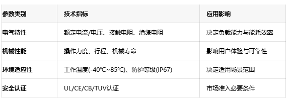 開關選型深度解析:關鍵參數背后的工程邏輯 開關選型深度解析:關鍵參數背后的工程邏輯