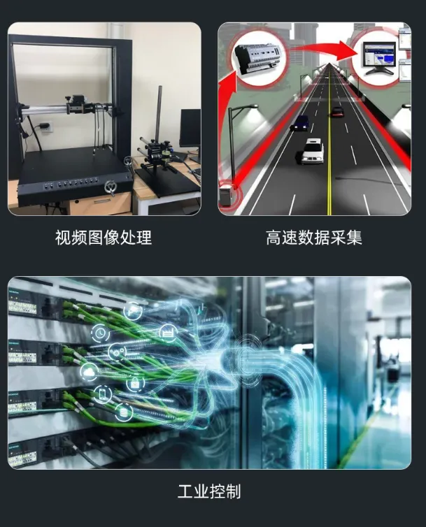 基于賽靈思、紫光芯片開(kāi)發(fā)的FPGA高速通信開(kāi)發(fā)板，適用于圖像處理、工業(yè)控制場(chǎng)景